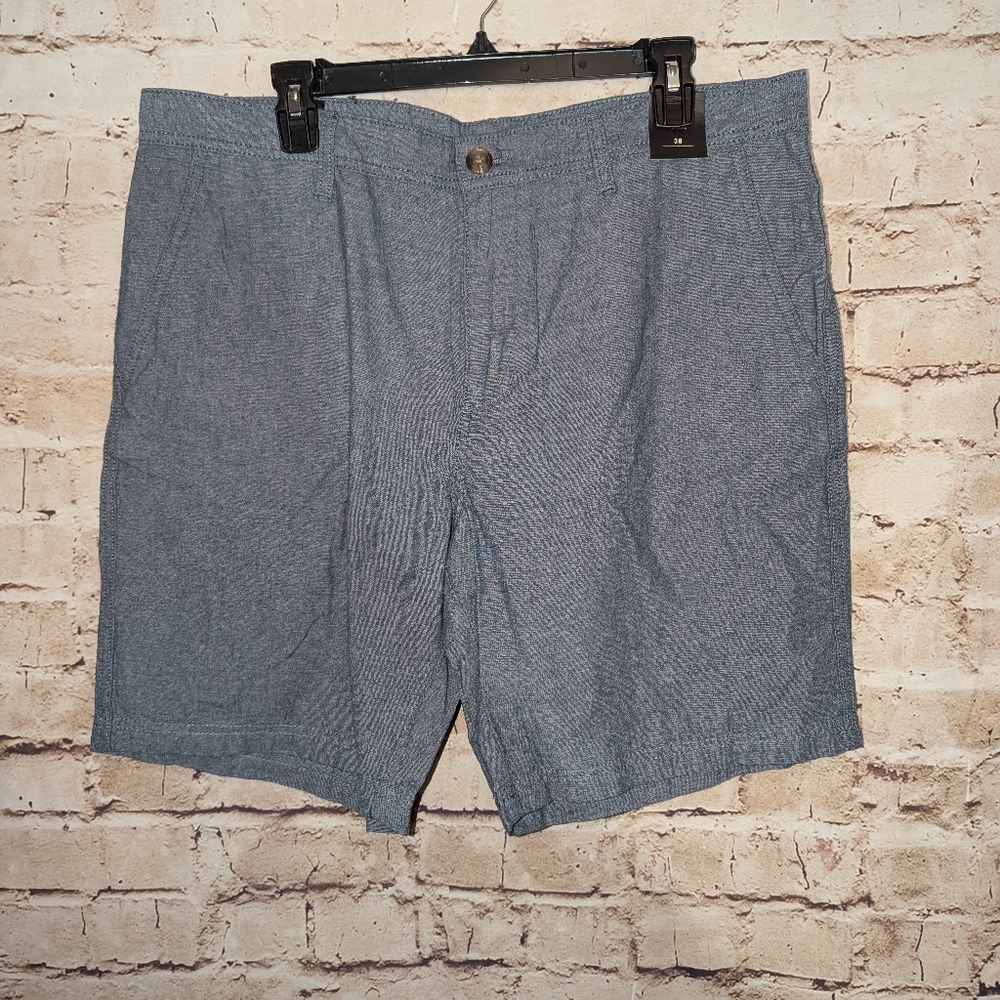 ~14th & Union Shorts Men's Size 38 Blue Chino Golf Golfing